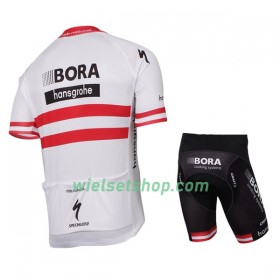 Kind Fietskleding (Fietsshirt + Fietsbroek Kort) 2017-18 Bora-Hansgrohe Oostenrijks kampioenschap Kids
